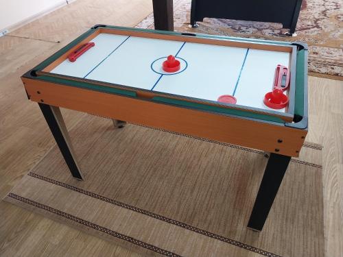 a table with a game on top of it at Wypoczynek Kocia Góra in Dziemiany