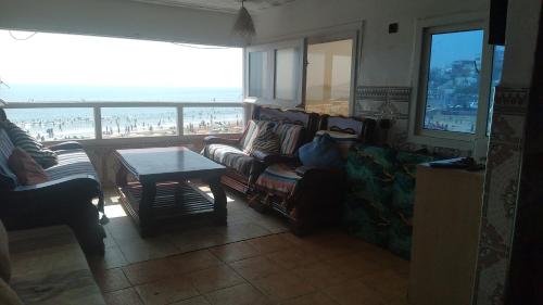 Posezení v ubytování Idriss Seaview Guesthouse