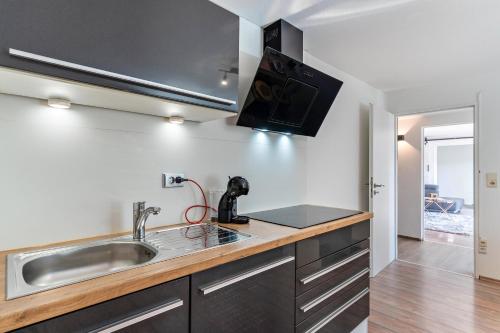 Η κουζίνα ή μικρή κουζίνα στο Ferienwohnung Schwarzwaldmädel