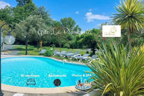 Gite La Planquette - Piscine - Spa - Pétanque