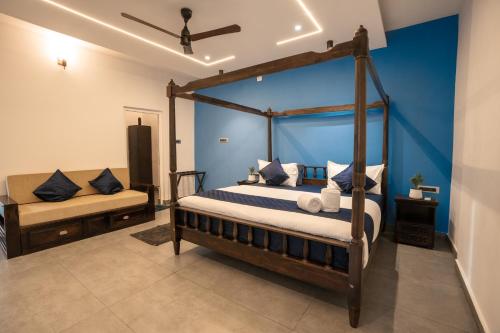 Katil atau katil-katil dalam bilik di Akoya Beach Villa