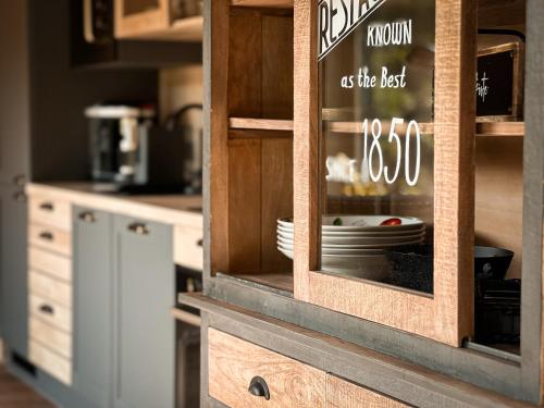 Køkken eller tekøkken på Hercynia Lodge