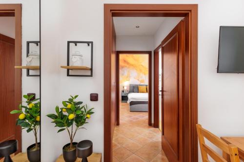 Cama o camas de una habitación en Apartmány v centru