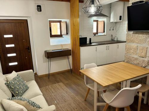Casa Manuel II Sabugueiroにあるキッチンまたは簡易キッチン