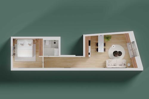 un petit appartement avec une pièce dans l'établissement Chic apartment - 1BR-4P -AC- Marais-Vosges, à Paris