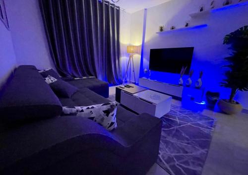 Télévision ou salle de divertissement dans l'établissement Madinaty