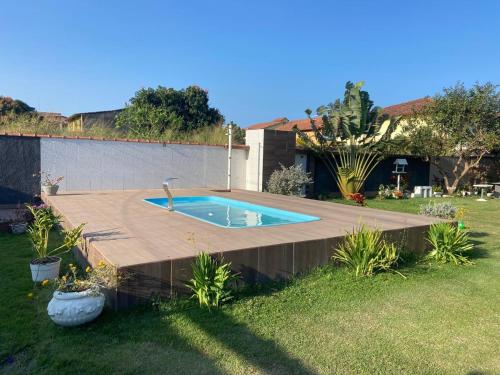 Πισίνα στο ή κοντά στο Casa de Praia em Guarapari - ES