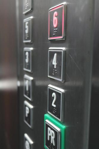 a close up of the buttons of a parking meter at Studio Apartments in Novi Pazar
