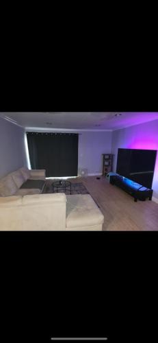 Ένα ή περισσότερα κρεβάτια σε δωμάτιο στο Private bedroom
