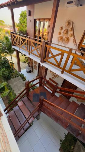 Balkoni atau teres di Flats Villa Gelú