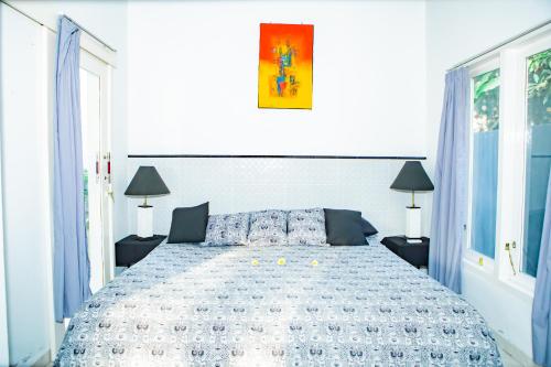 Ένα ή περισσότερα κρεβάτια σε δωμάτιο στο Villa Kaze No Toki