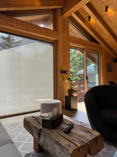 Posezení v ubytování Chalet Tannegg