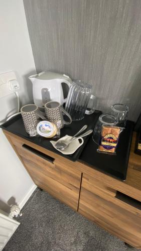Dapur atau dapur kecil di Aultnagar Accommodation