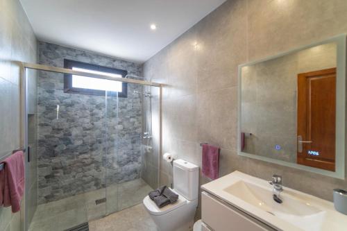 Et badeværelse på Villa Palmera