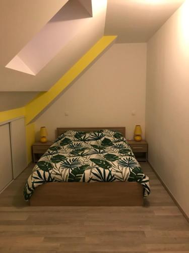 Postel nebo postele na pokoji v ubytování Maison de campagne