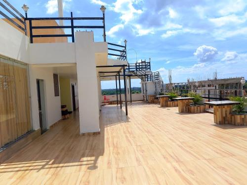 Μπαλκόνι ή βεράντα στο N B Sonar Bangla Hotel