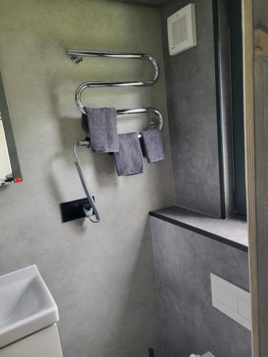 Koupelna v ubytování Bigge Elements Tinyhaus 4 "Magie"
