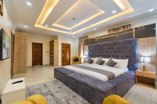 Katil atau katil-katil dalam bilik di DY Gold Apartment
