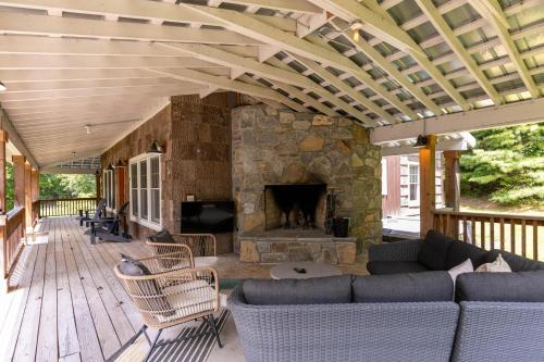 Χώρος καθιστικού στο Orchard House