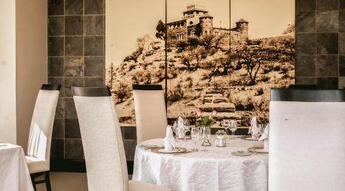 Restaurace v ubytování Heinitzburg Boutique Hotel
