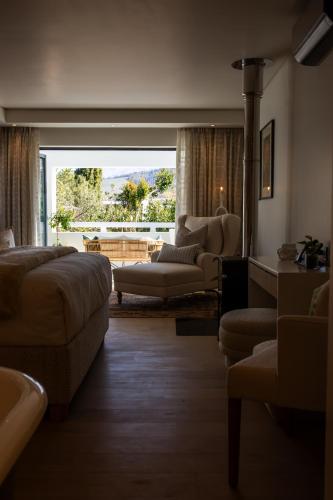 Ruang duduk di Le Petit Manoir Boutique Hotel