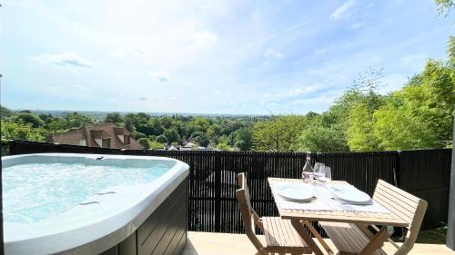 Balkón nebo terasa v ubytování Chalet, Jacuzzi, Vue Panoramique