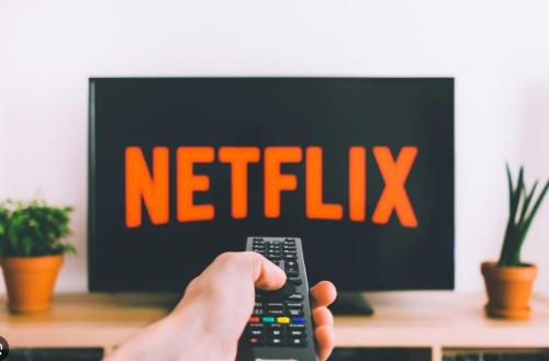 a person holding a remote control in front of a television at ZILTE STILTE in Ostend