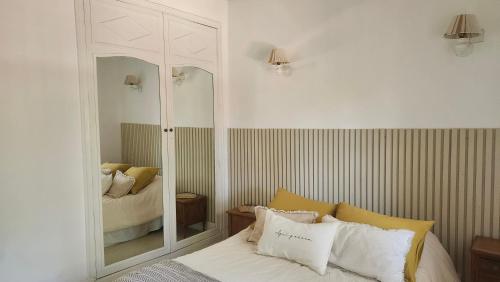 Ένα ή περισσότερα κρεβάτια σε δωμάτιο στο Akasha suites - Bed and Breakfast