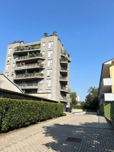 Budova, kde se aparthotel nachází