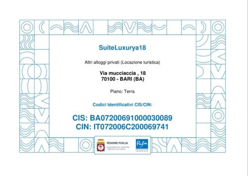a screenshot of a cell phone screen with a ticket at Suite Luxurya in Bari