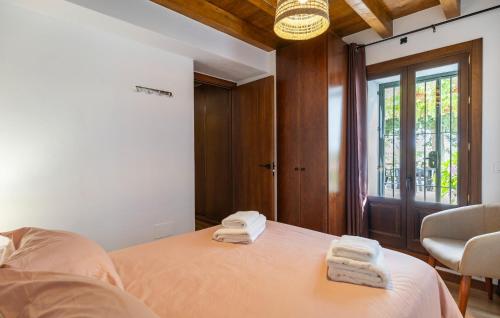 Ένα ή περισσότερα κρεβάτια σε δωμάτιο στο Stunning Home In Grazalema With Wifi