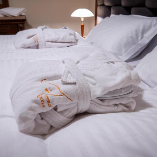 Cama o camas de una habitación en Hotel Termal Lux & Spa