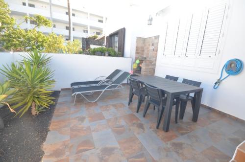 Ein Patio oder anderer Außenbereich in der Unterkunft Bungalow Esperanza