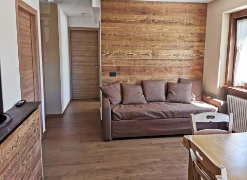 Χώρος καθιστικού στο La Stua Livigno