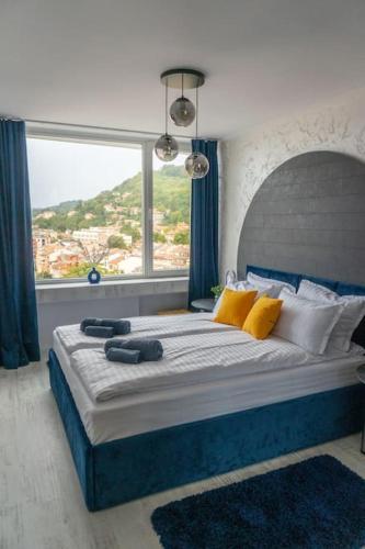 Cama o camas de una habitación en Balkan tower-Rest