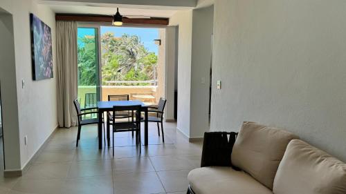 Posezení v ubytování Villas Coral Huatulco