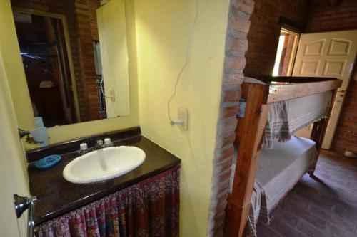 Koupelna v ubytování El Viejo Molino Casas de Campo