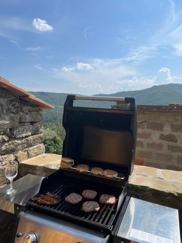 Εγκαταστάσεις μπάρμπεκιου για όλους τους επισκέπτες καταλύματος σε φάρμα