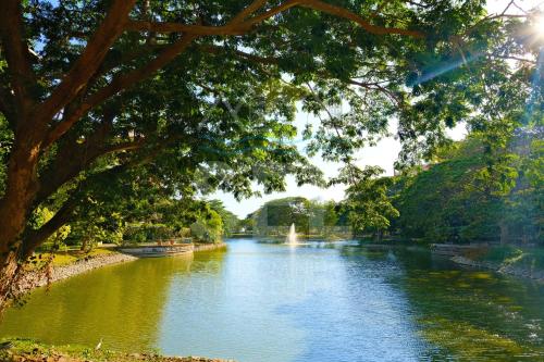 a view of a river with a boat on it at PICO DE LORO Beach Walking Distance MIRANDA 1 Bedroom Units by SEE Condominiums in Cutad