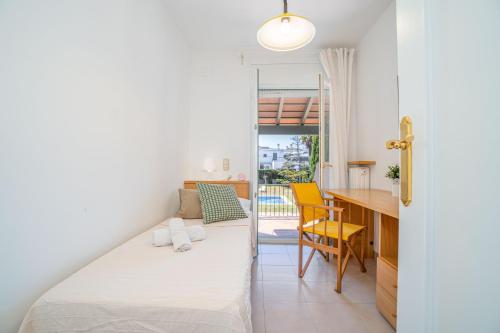 Postel nebo postele na pokoji v ubytování Harmony house