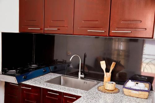 Dapur atau dapur kecil di Ilchoroi Farm House