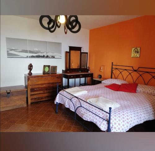 Posteľ alebo postele v izbe v ubytovaní Casa Panoramica Castelverde