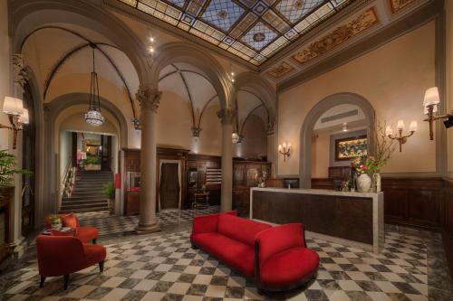 Ruang duduk di NH Collection Firenze Porta Rossa