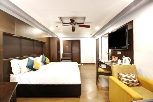 Кровать или кровати в номере Hotel BB Palace (A Family Hotel)