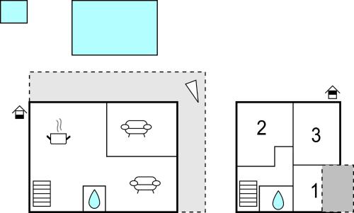 a block diagram of a house with four floors at Amazing Home In Rupt-Sur-Moselle in Rupt-sur-Moselle