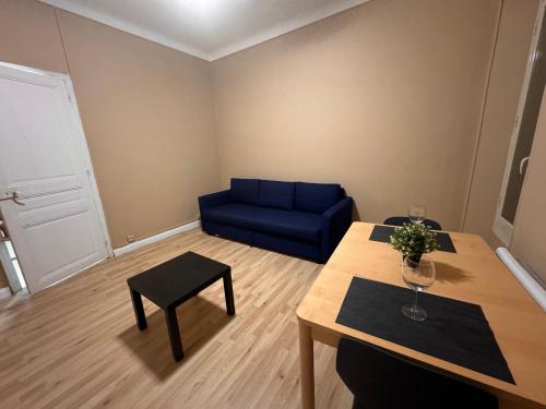 Zona de estar de Charming Apartment in Le Cannet