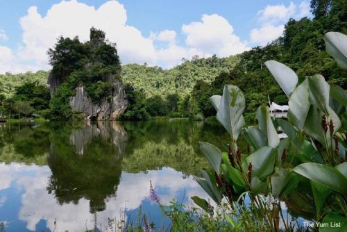 a view of a body of water with trees at IPOH All Suite Resort, Jalan Haven, Persiaran Lembah Perpaduan, Ipoh Perak in Ipoh