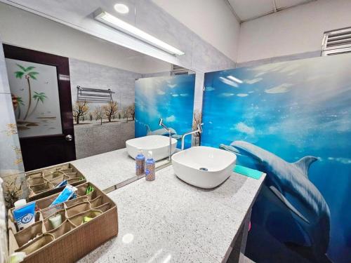 Et badeværelse på Hope Holiday Resort