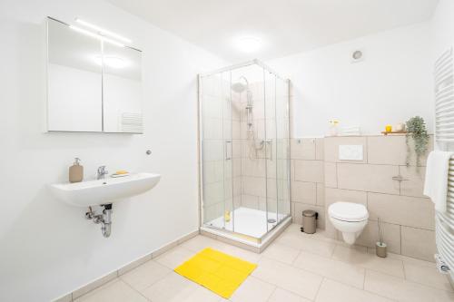 Ένα μπάνιο στο Appartement Cappel Whg 8