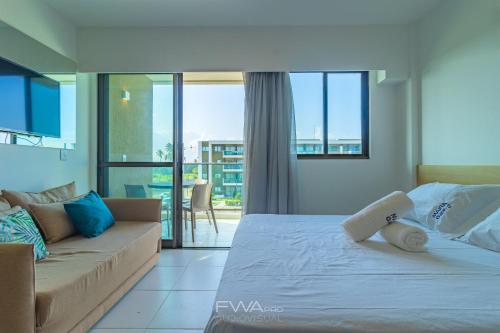 Katil atau katil-katil dalam bilik di Makia Beach #C209 - Muro Alto por Carpediem
